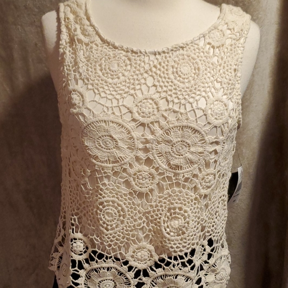 NWT City Triangles Ivory Romper Junior's Small New - Picture 2 of 8